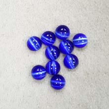 8MM ROUND CABOCHON CATS EYE BLUE(10PCS/BAG)